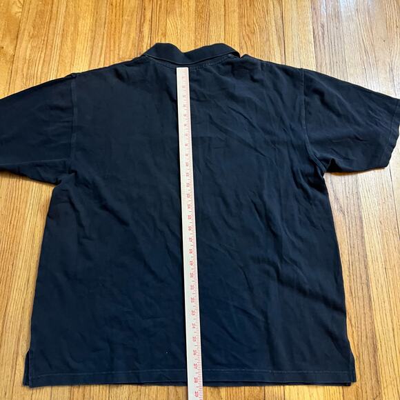 Vintage Lot 29 Polo Shirt Mens XXL Loone Tunes Tasmanian Devil Black - Picture 4 of 7